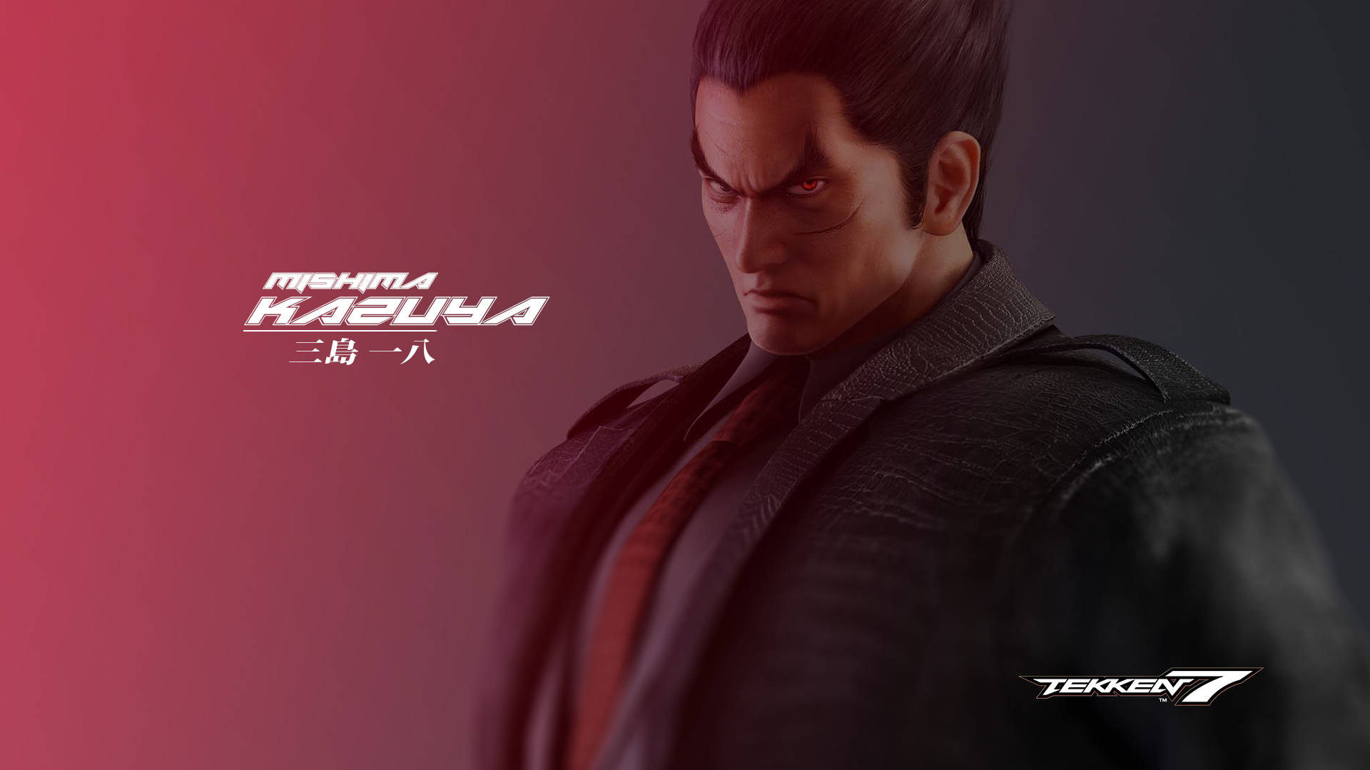 Tekken 7 Kazuya Mishima Aesthetic Background