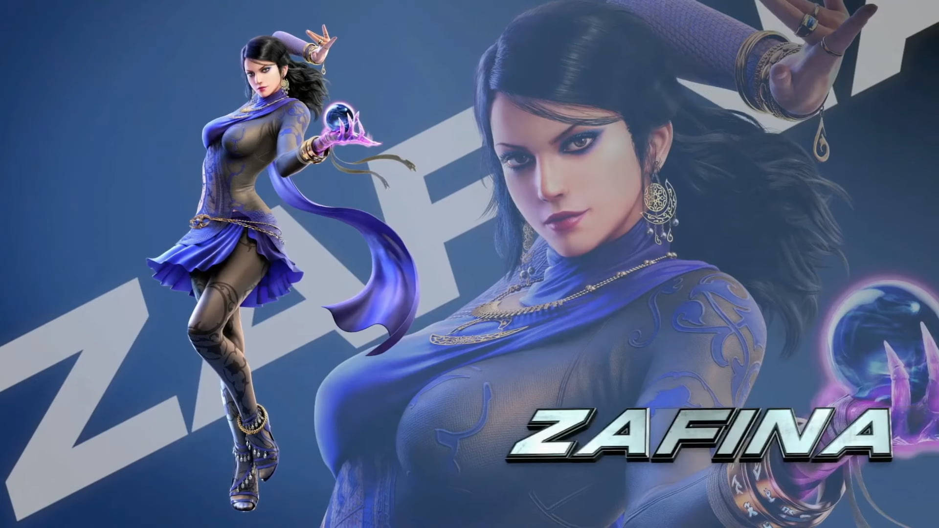 Tekken Zafina Digital Cover Background