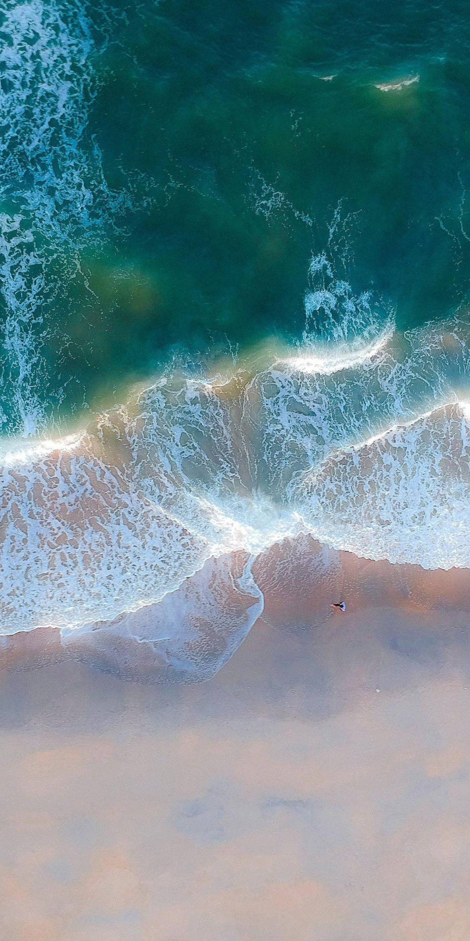 Telegram Beach And Wave Background