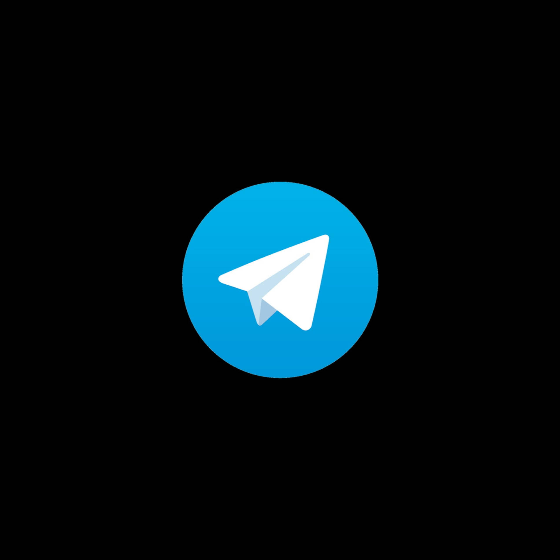 Telegram Logo Black Background