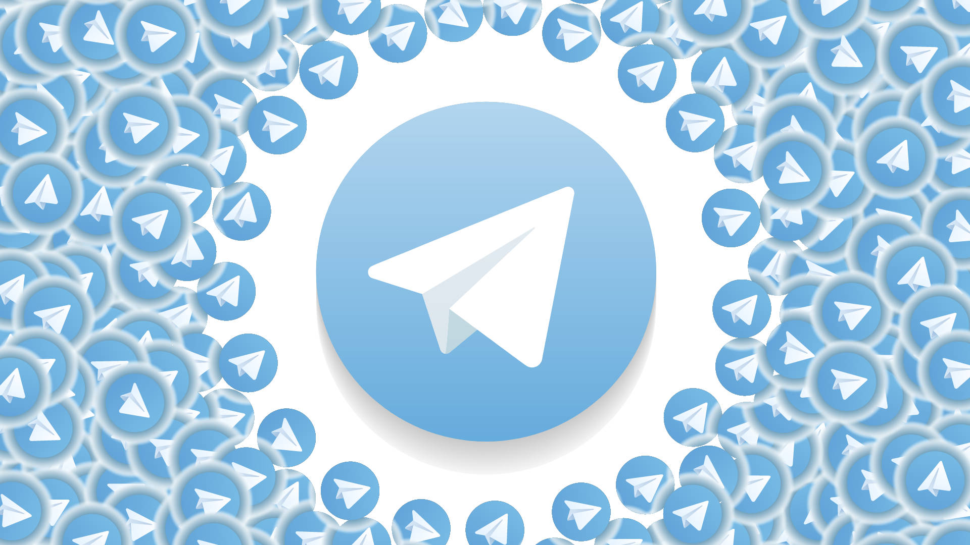 Telegram Logo Many Circles