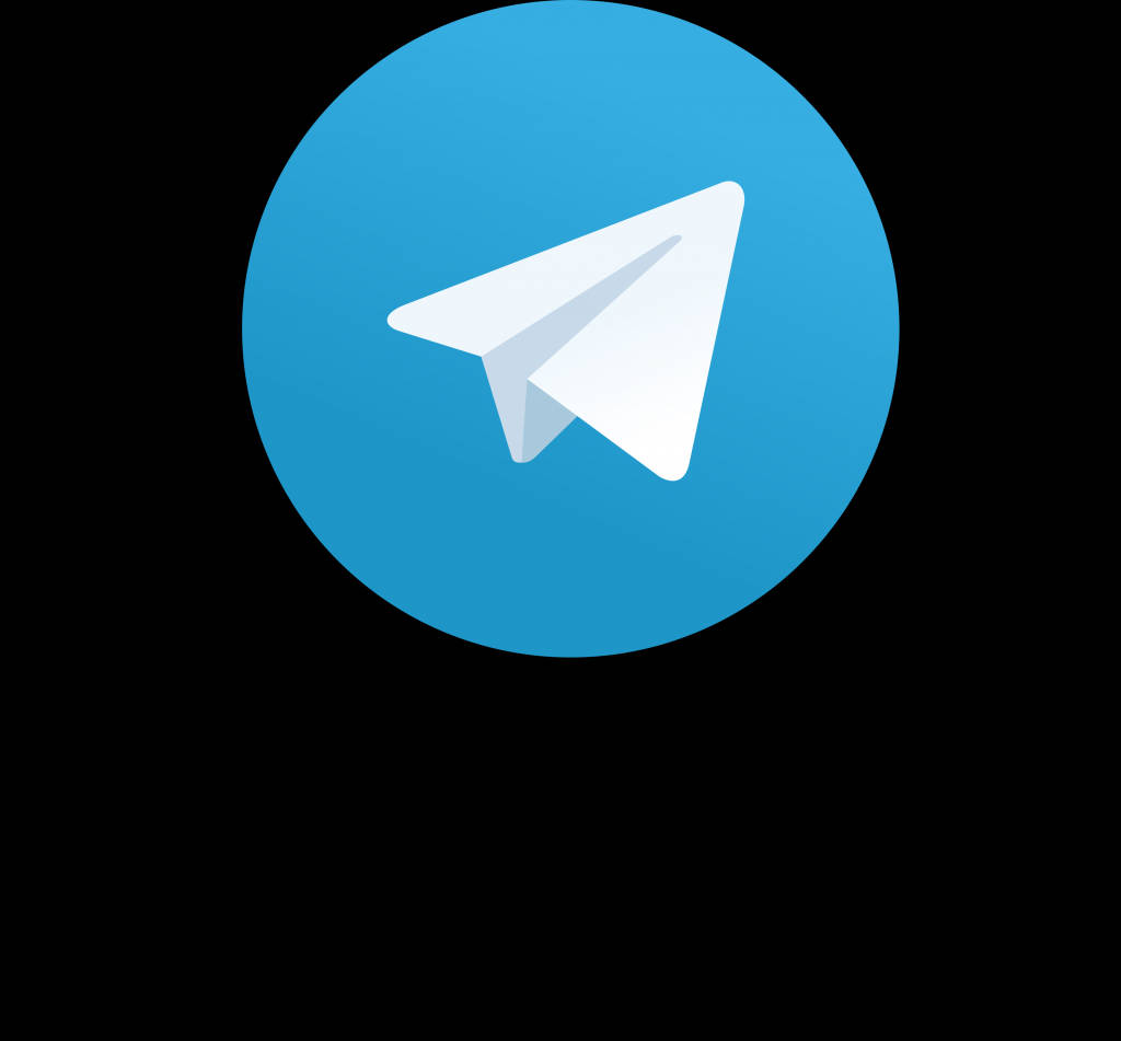 Telegram Logo Wordmark Transparent Background