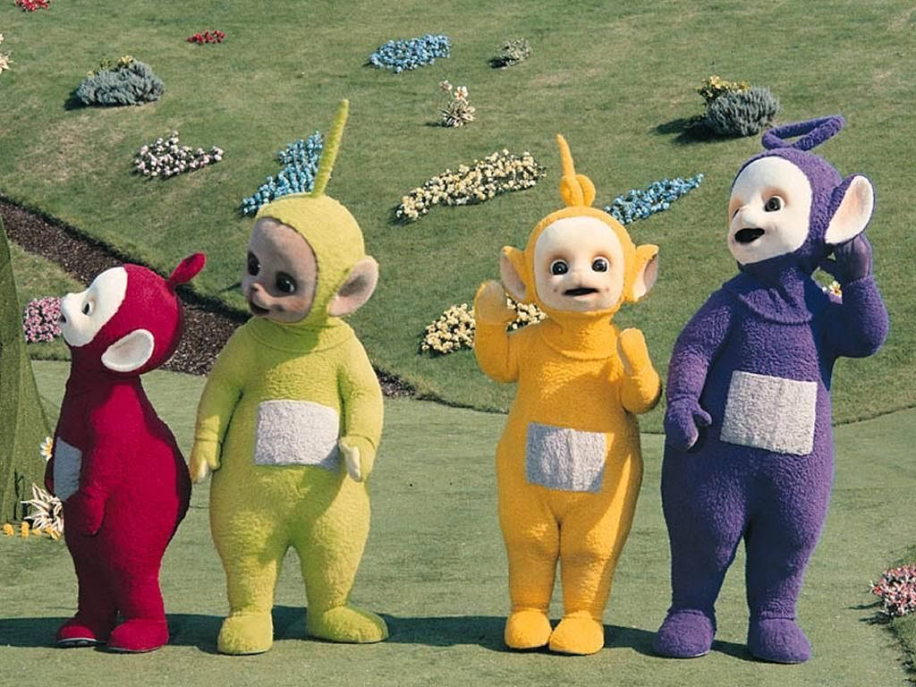 Teletubbies Listening Intently