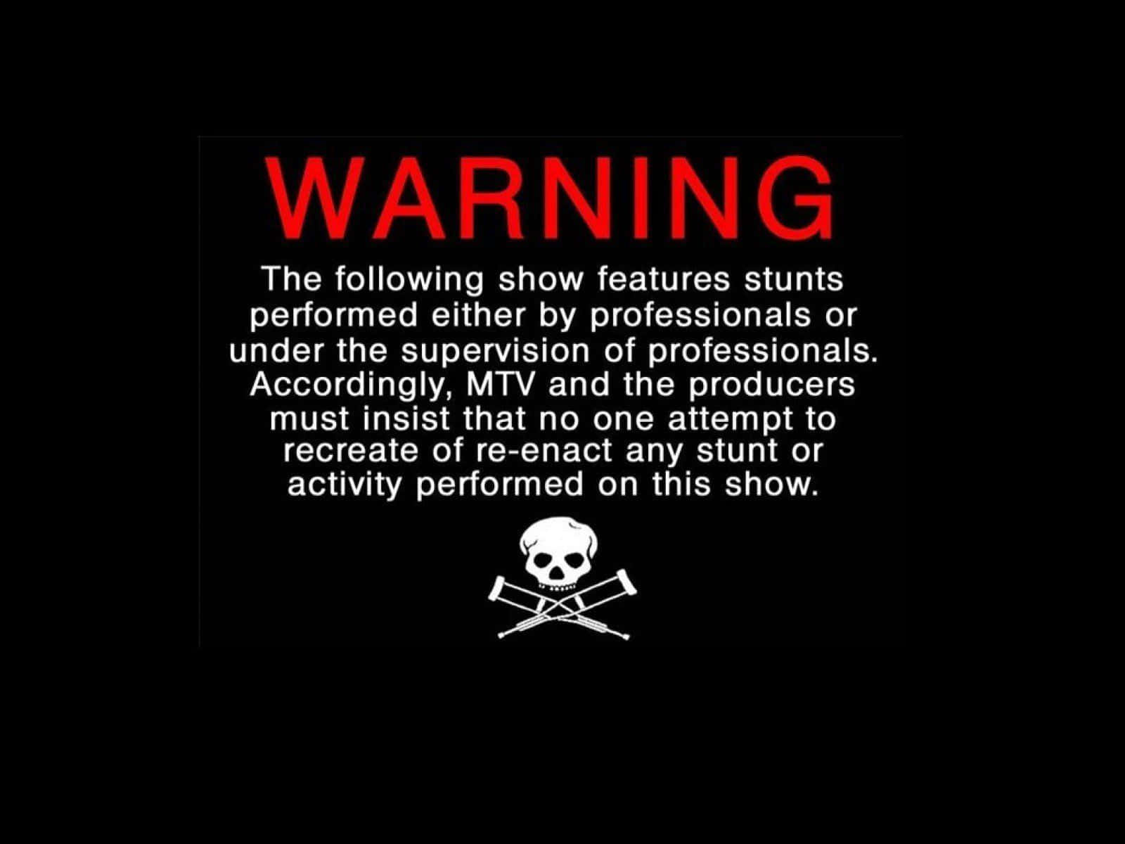 Television Stunts Warning