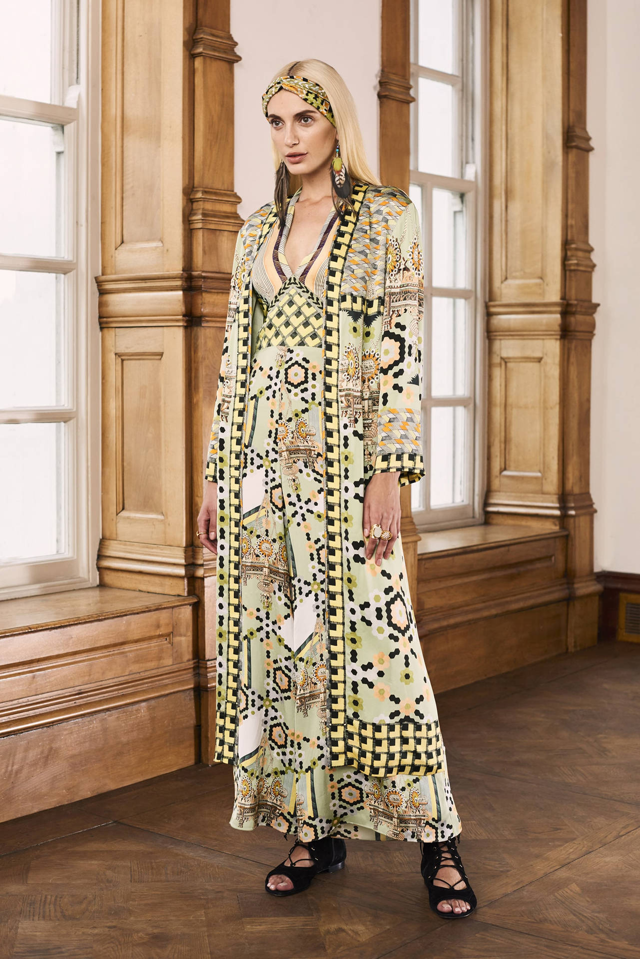 Temperley London Blonde Model Background