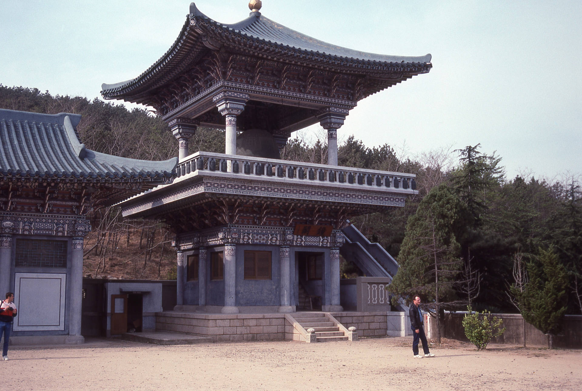 Temple In Busan South Korea Background