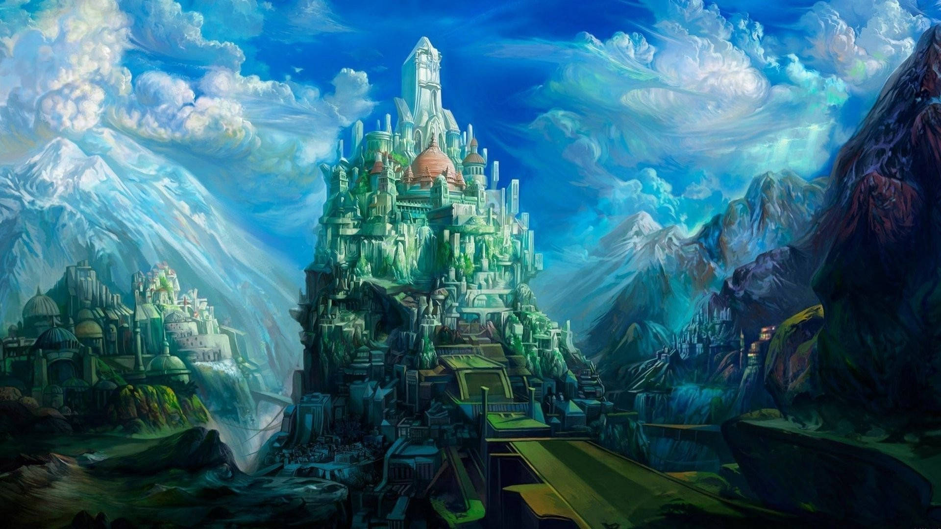 Tempora Frozen Castle Background