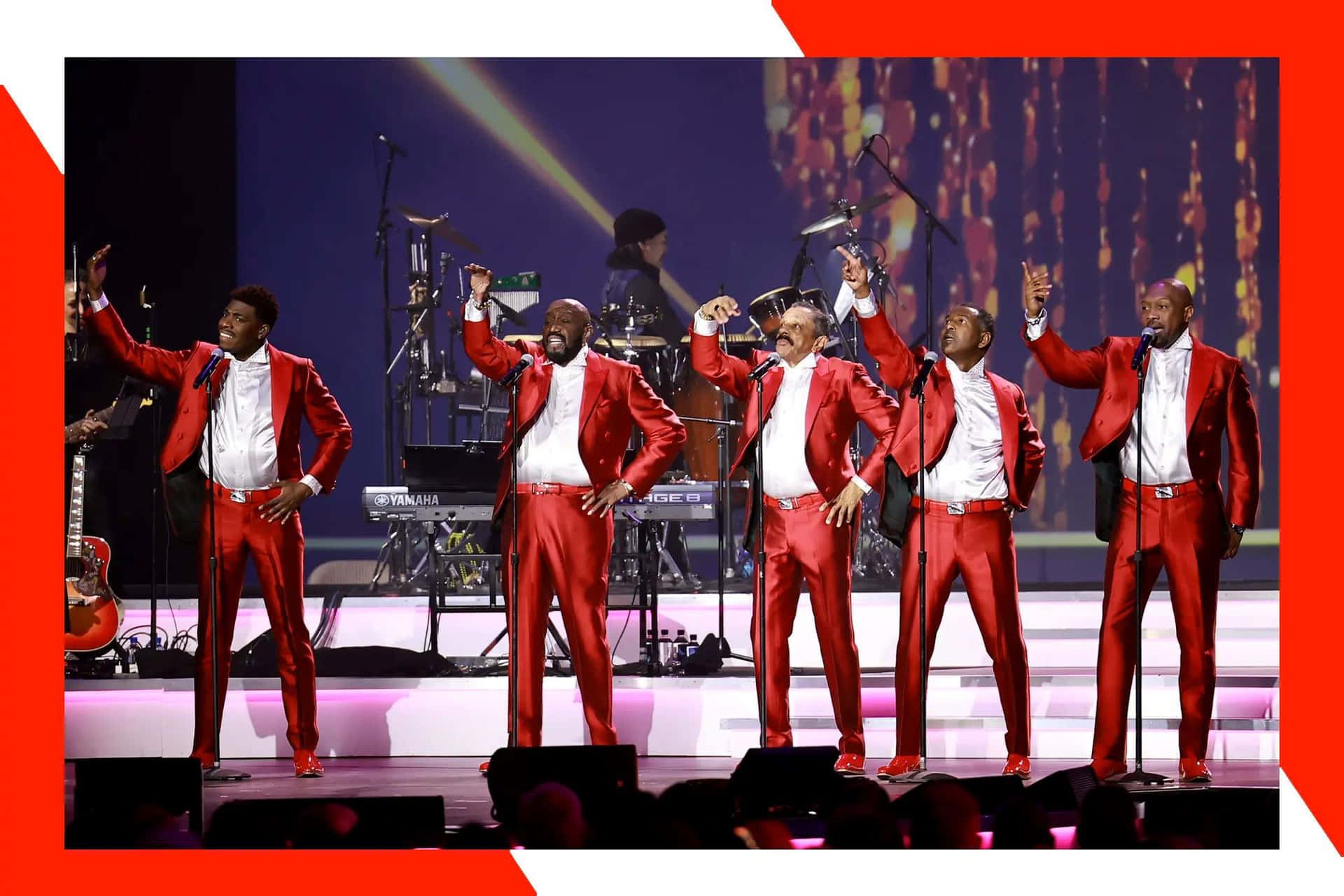 Temptations Red Suits Performance