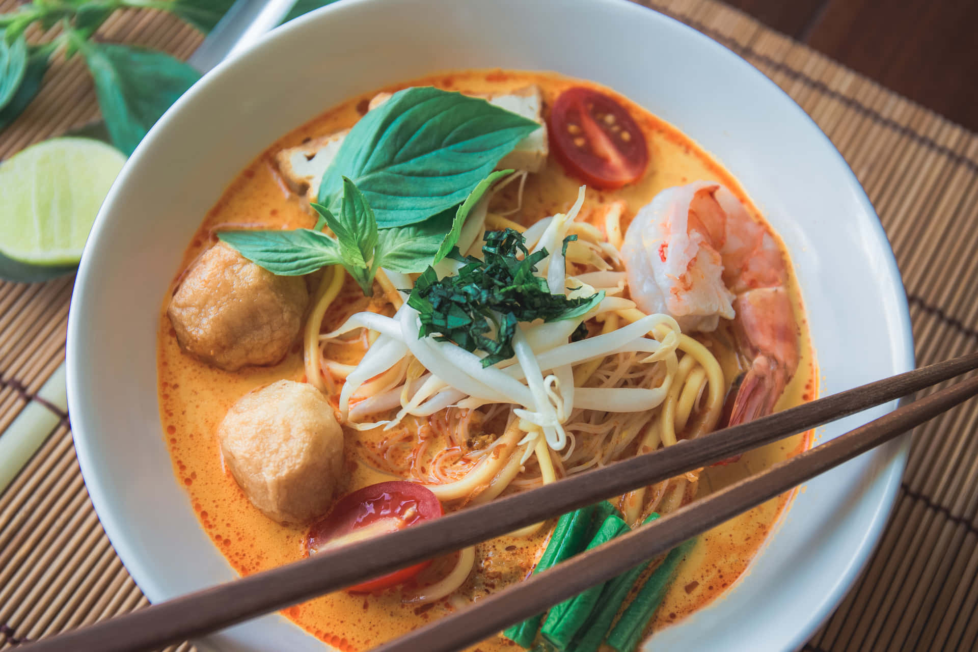 Tempting Bowl Of Curry Laksa