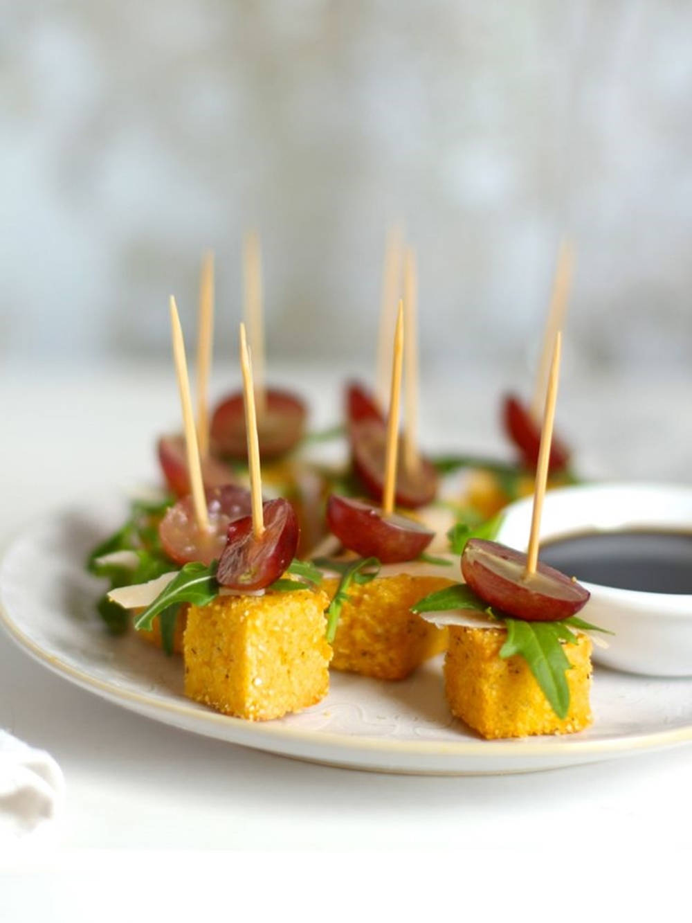 Tempting Cocktail Polenta Bites