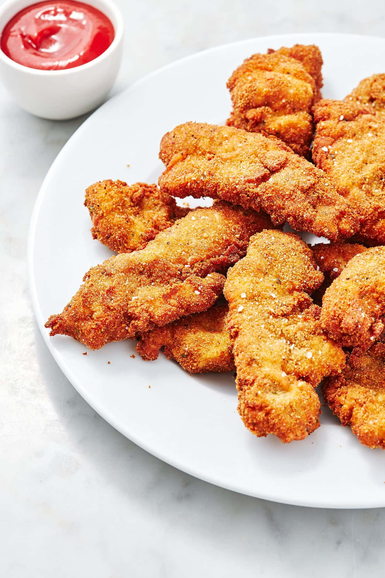 Tender Chicken Fingers Background