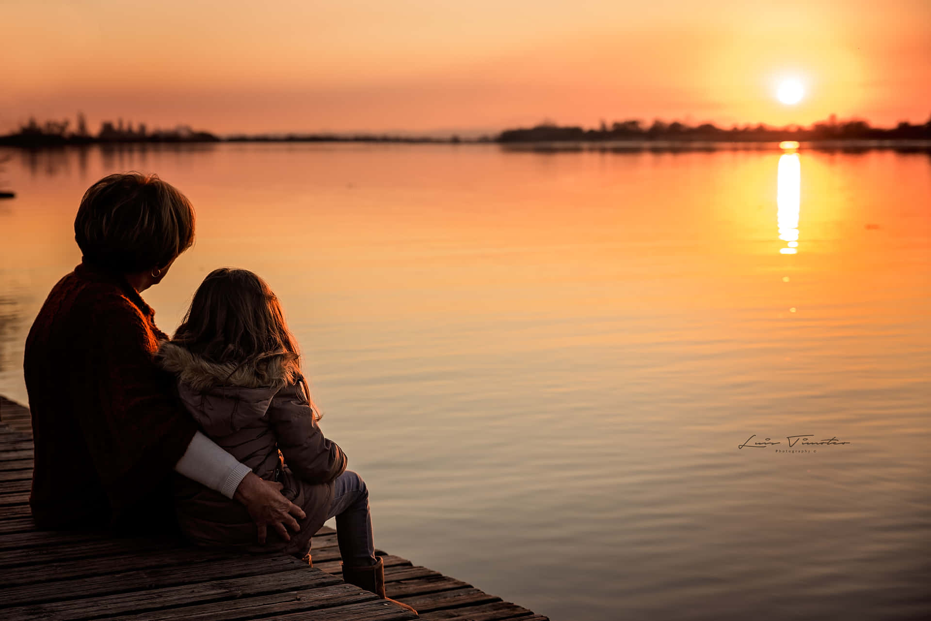 Tender Reciprocal Moment Between Mother And Daughter