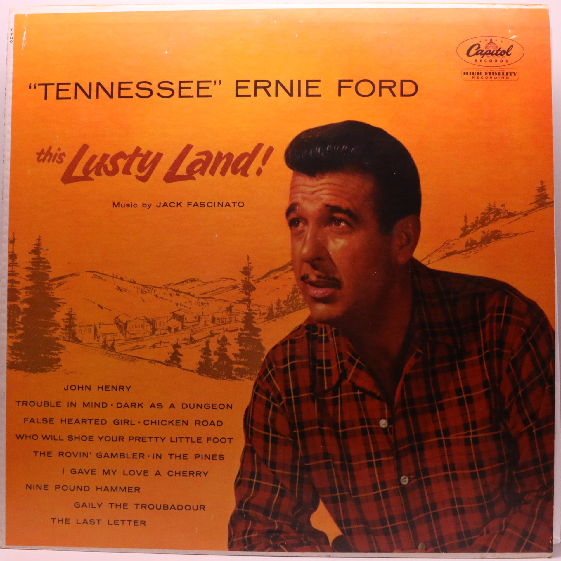 Tennessee Ernie Ford For This Lusty Land Album Background