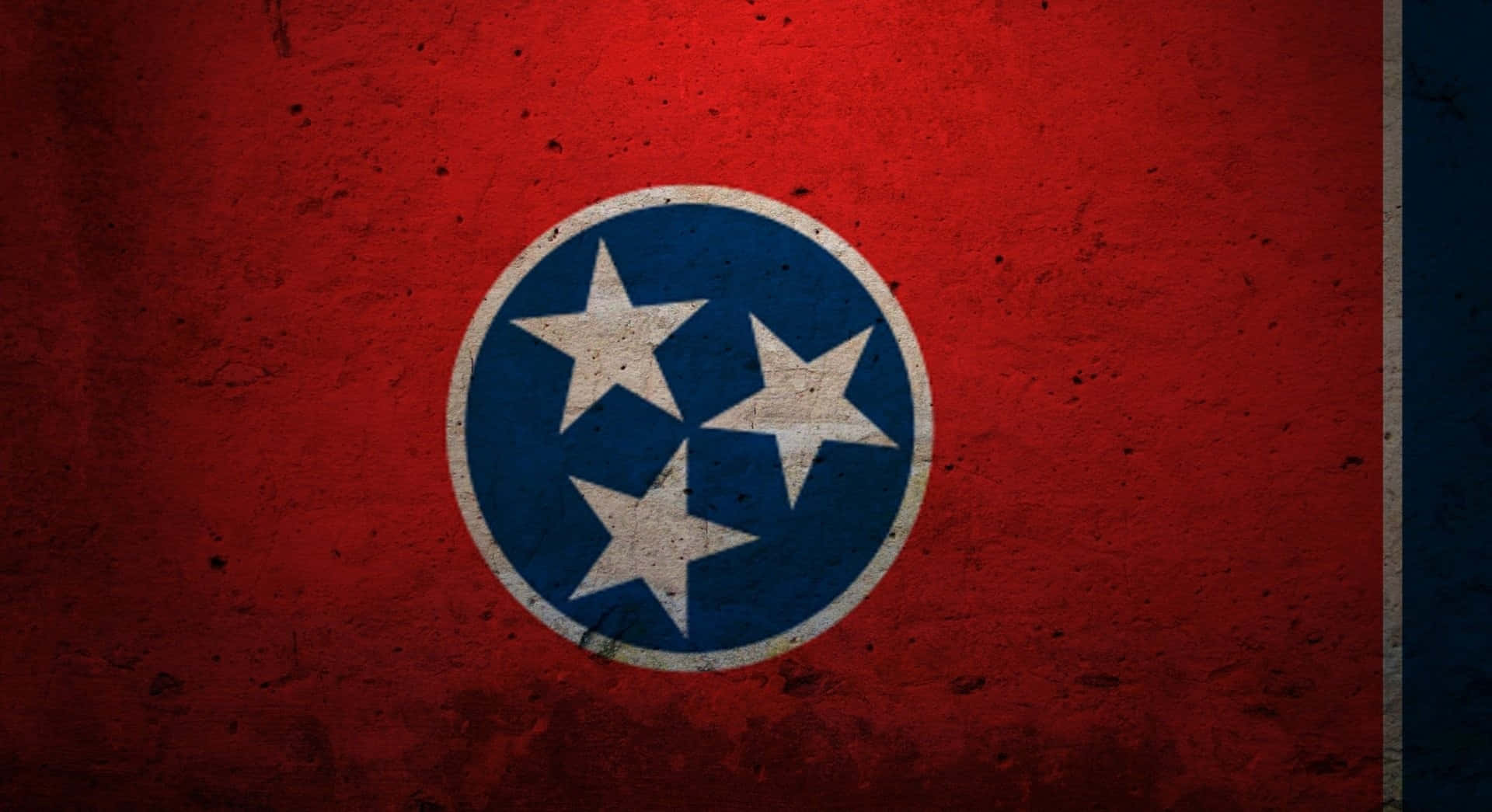 Tennessee Flag Symbolising Pride Of Tennesseans Background