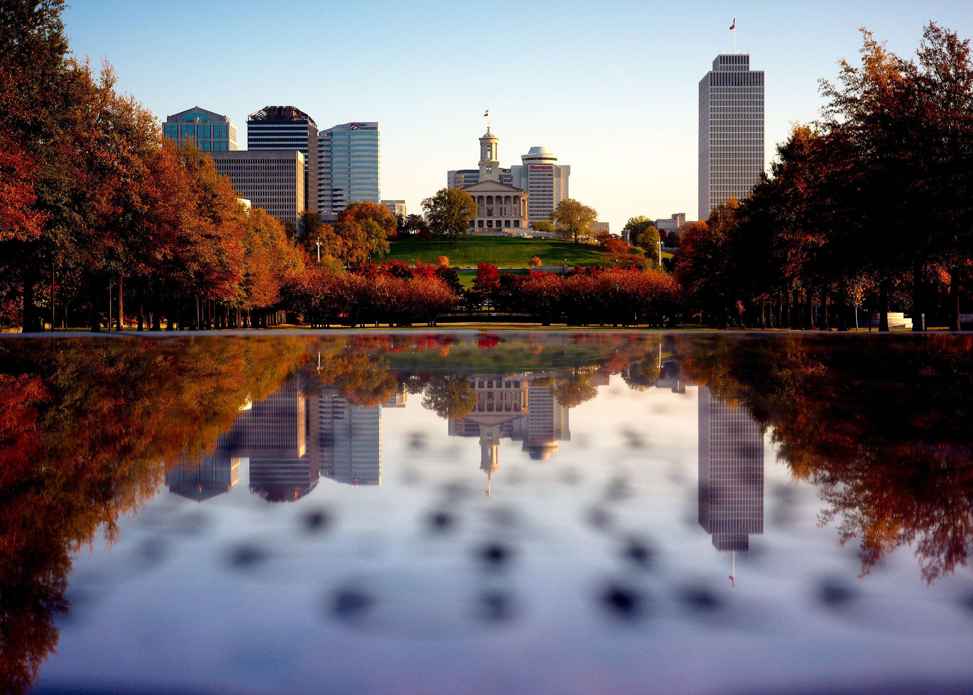 Tennessee State Capitol Hill Background