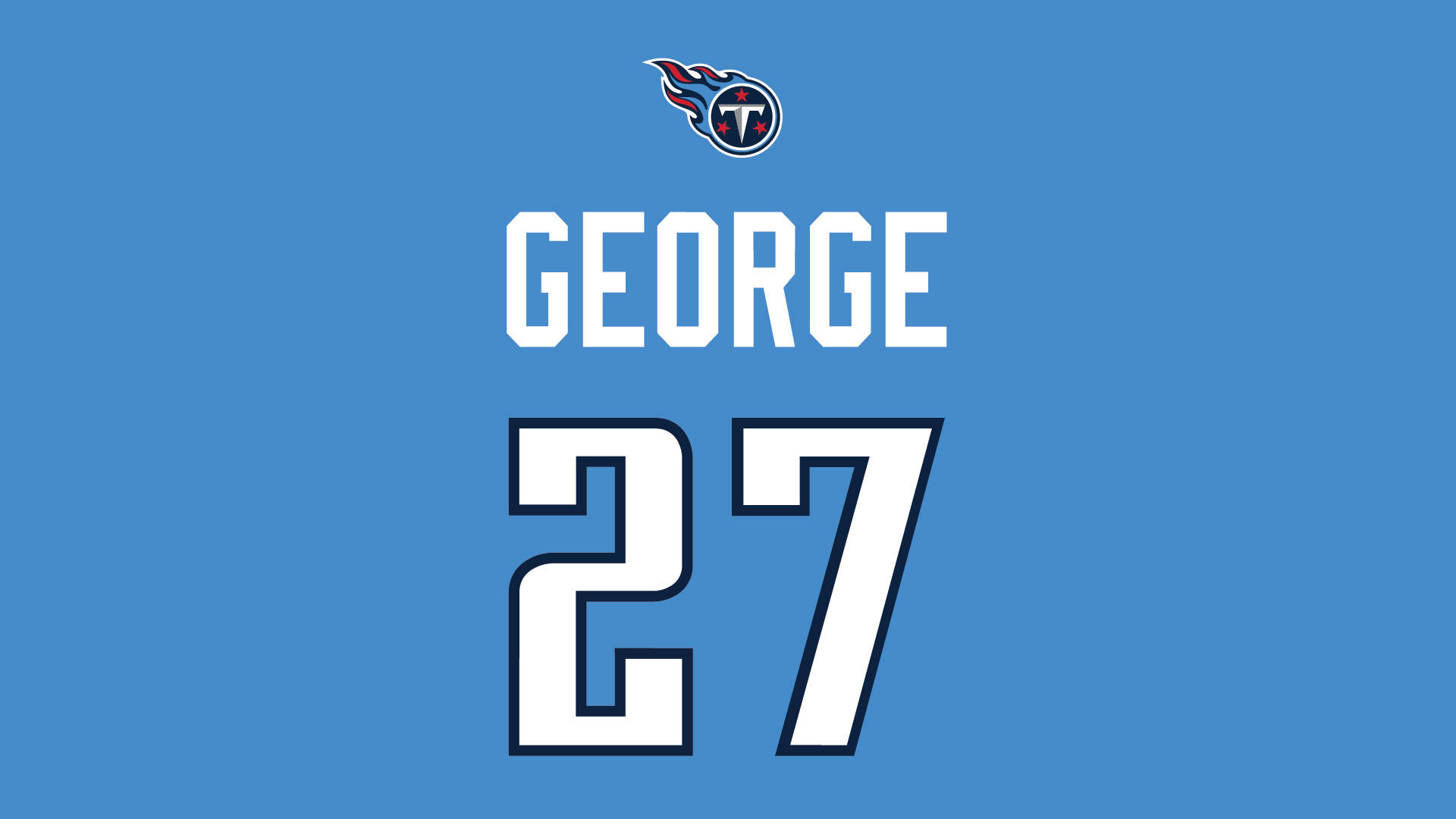 Tennessee Titans 27 Jersey Background