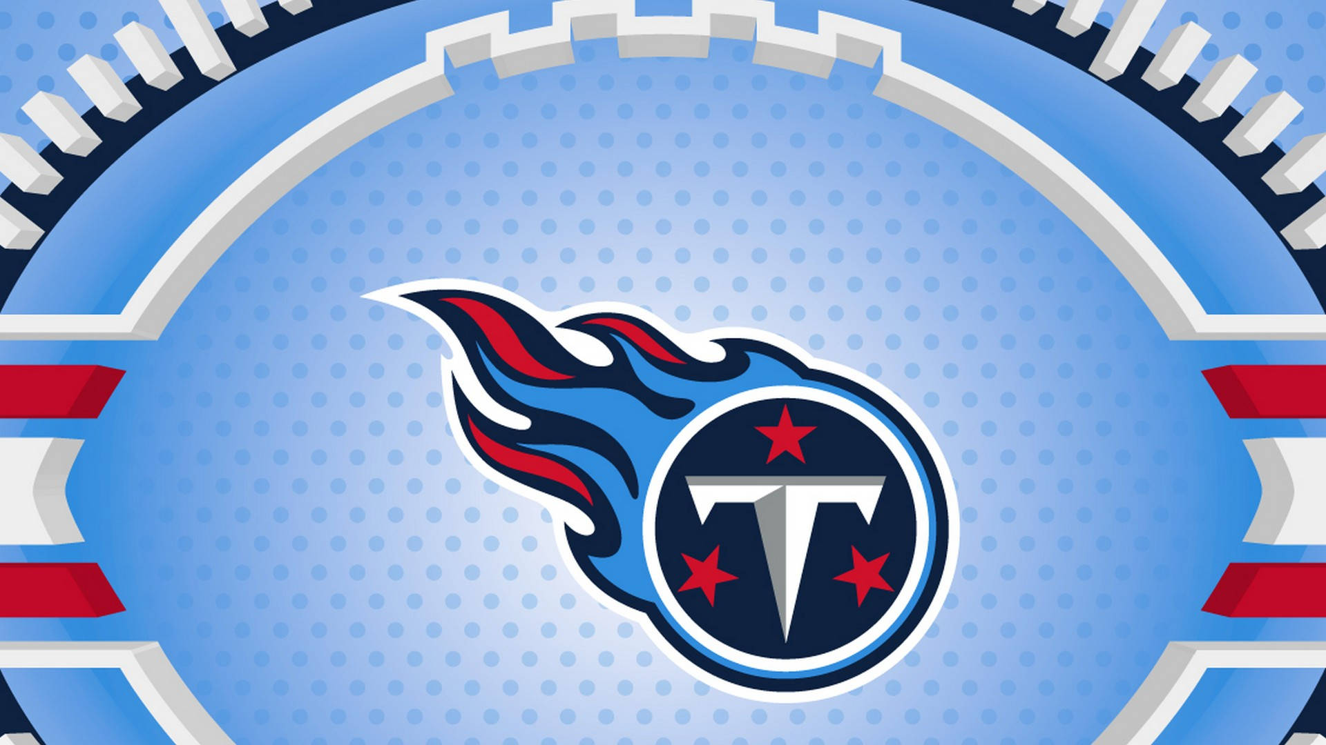 Tennessee Titans Football Blue Logo Background