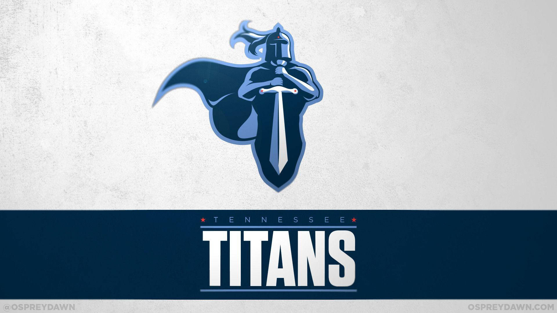 Tennessee Titans Knight With Sword Background