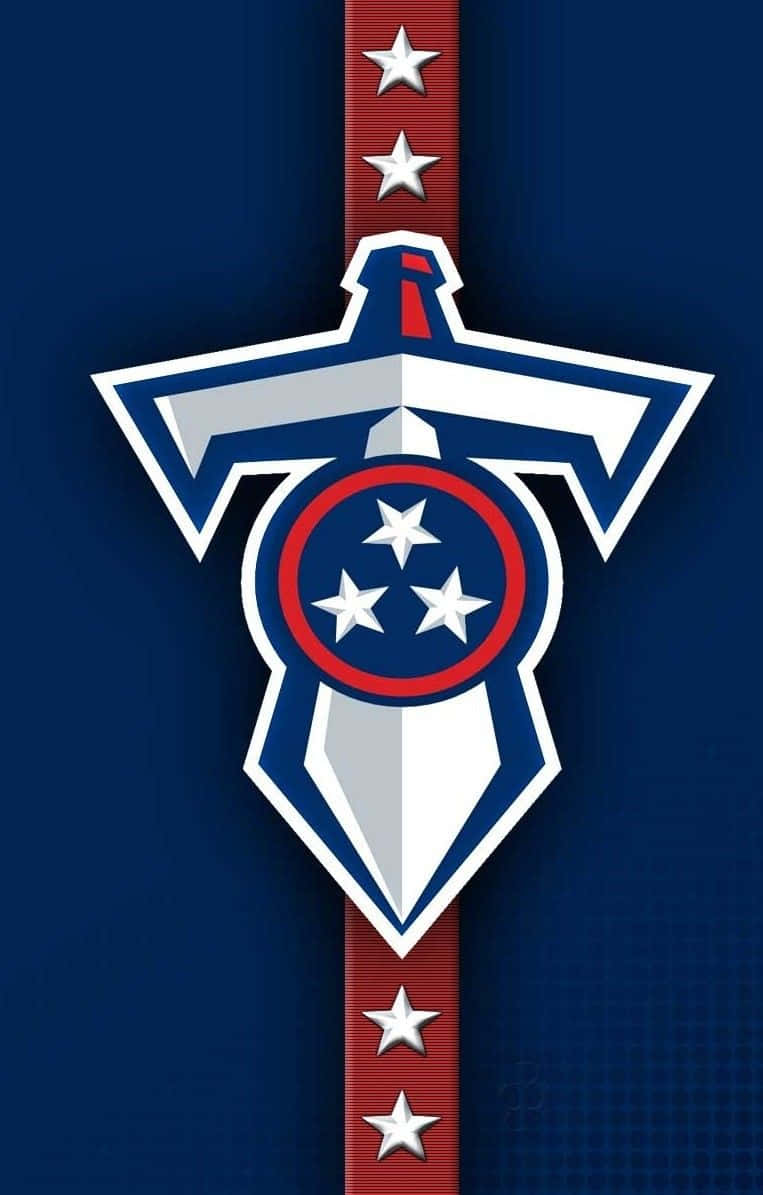Tennessee Titans Logo On A Blue Background Background
