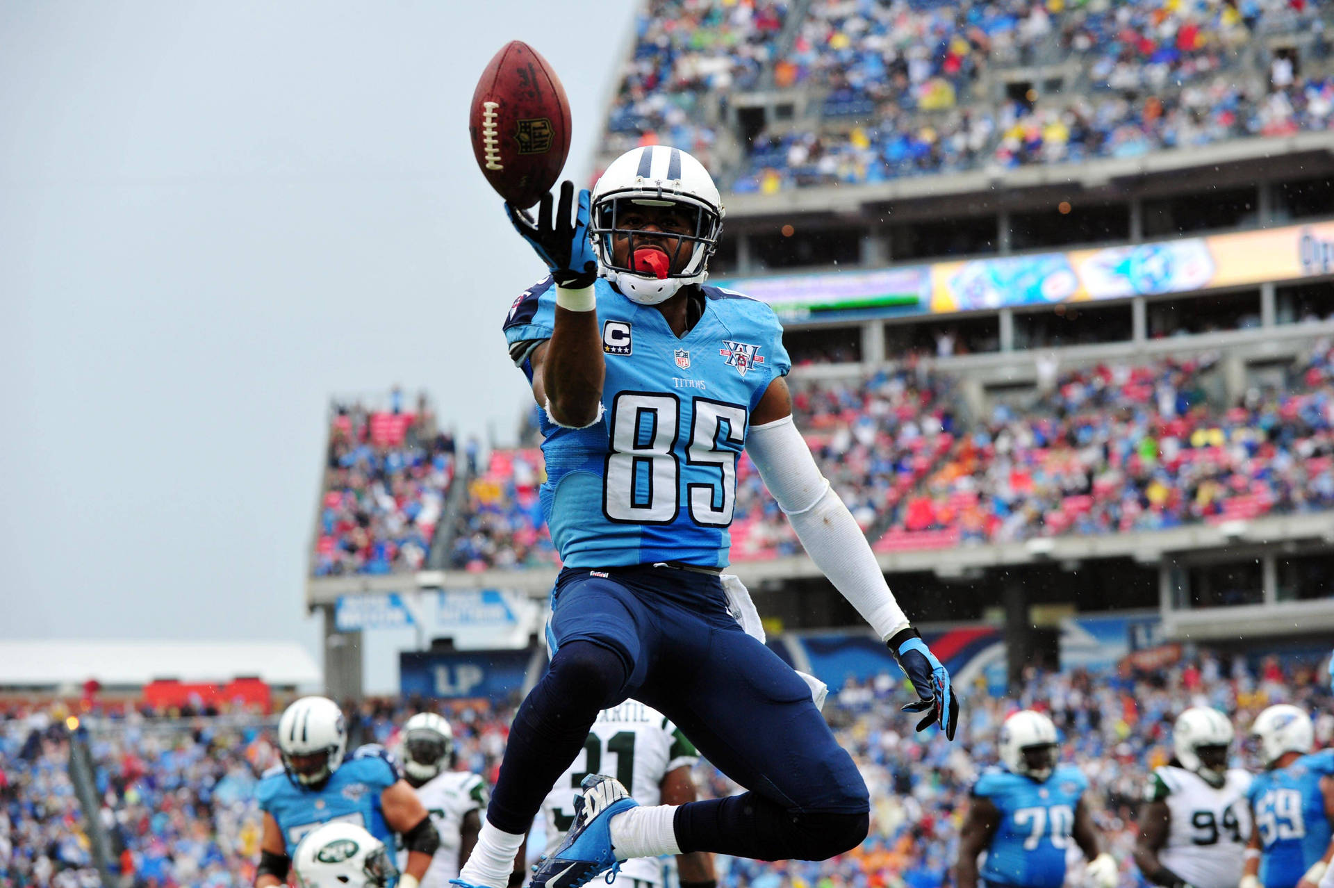 Tennessee Titans Mycole Pruitt Background