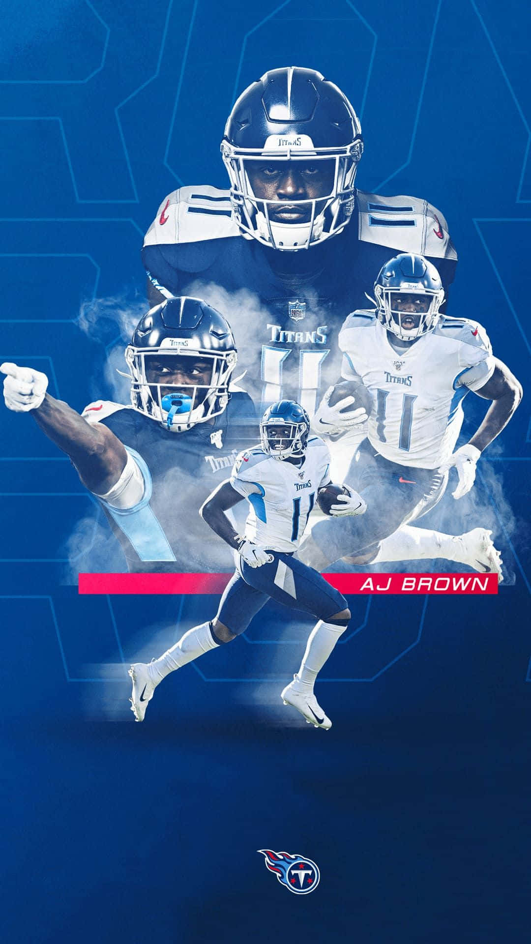 Tennessee Titans Promo Aj Brown Background