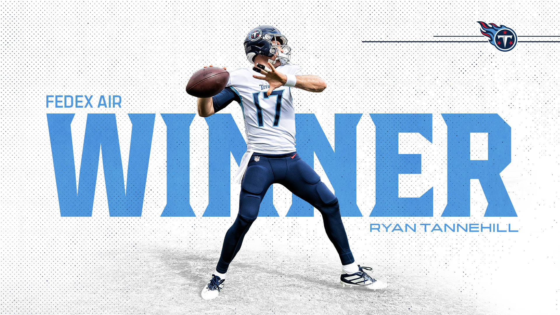 Tennessee Titans Ryan Tannehill Fedex Air Poster