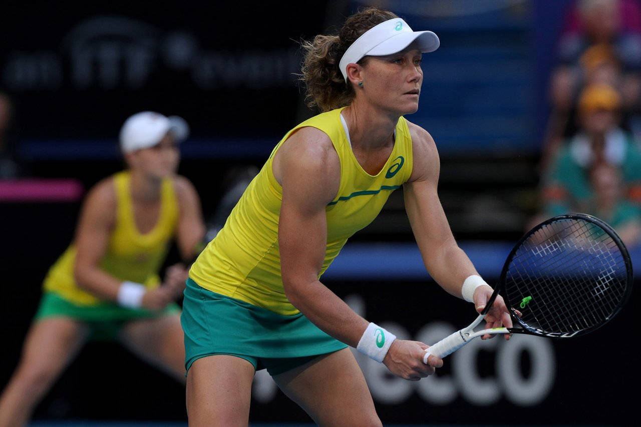 Tennis Champion Samantha Stosur Background