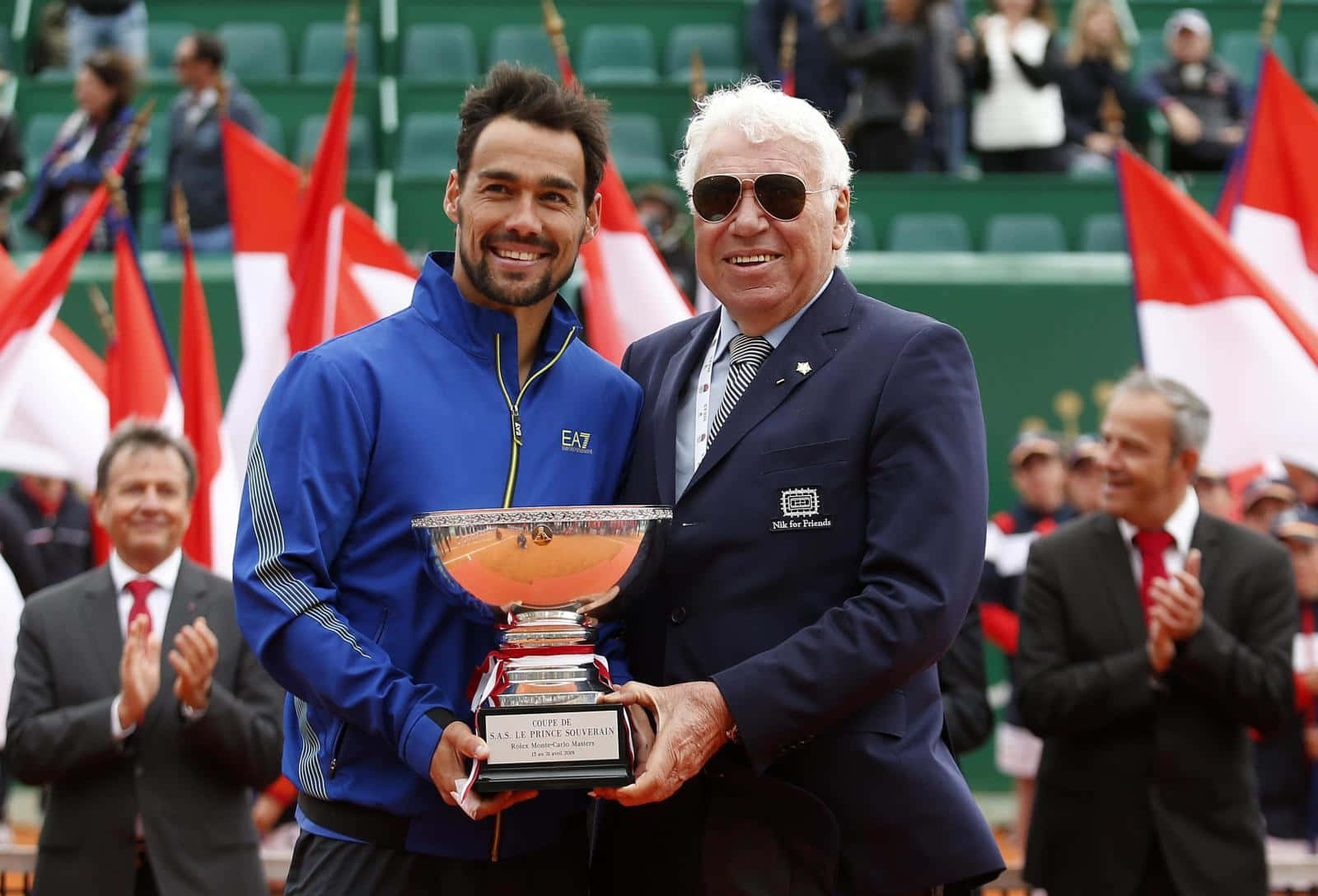 Tennis Champions Trophy Celebration Background