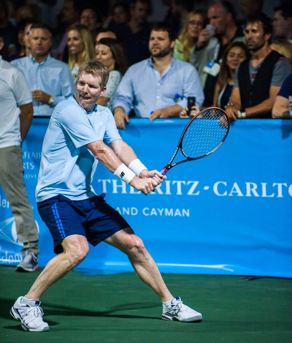 Tennis Legend Jim Courier Background