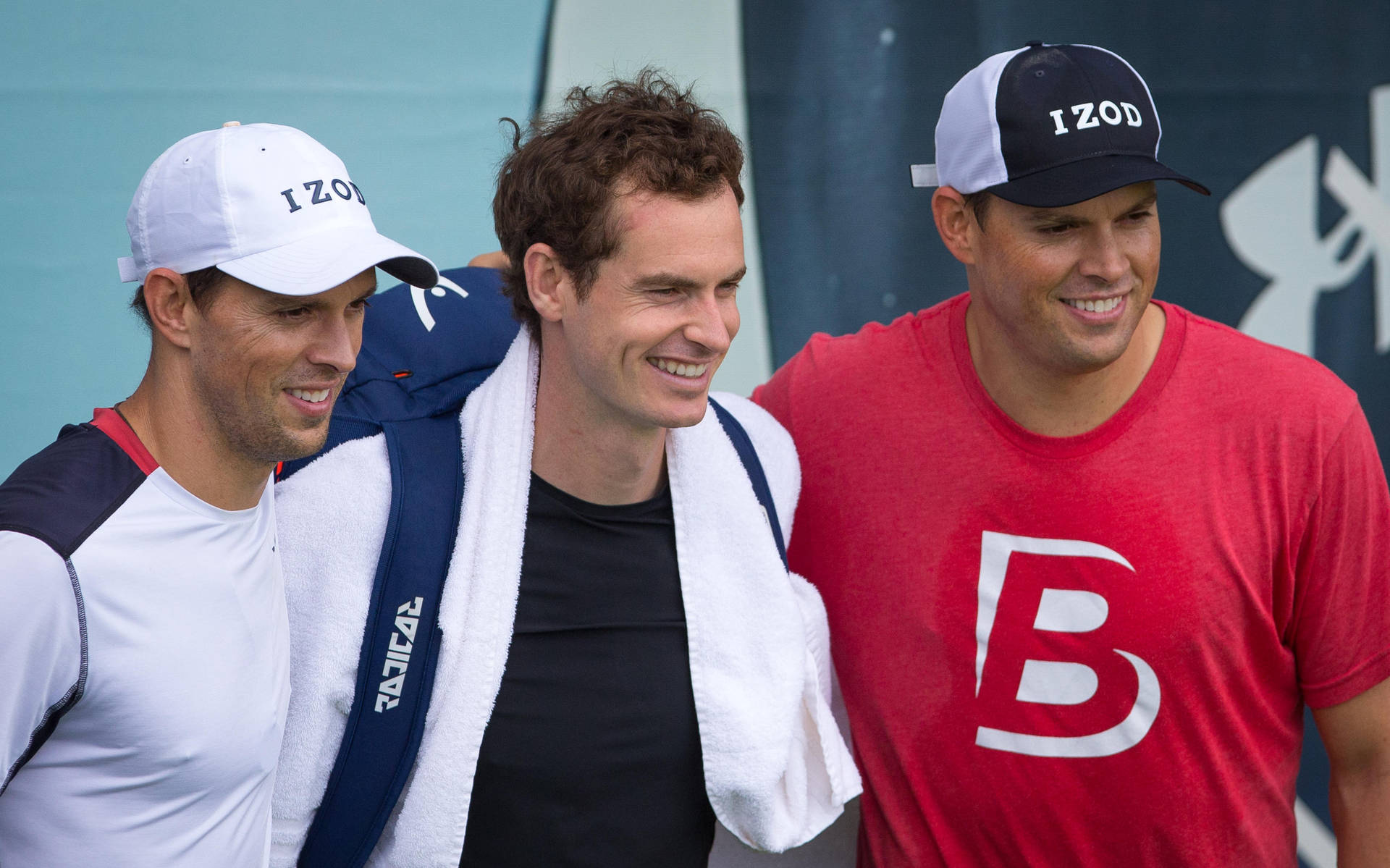 Tennis Legends Bob Bryan And Andy Murray In Intense Face-off