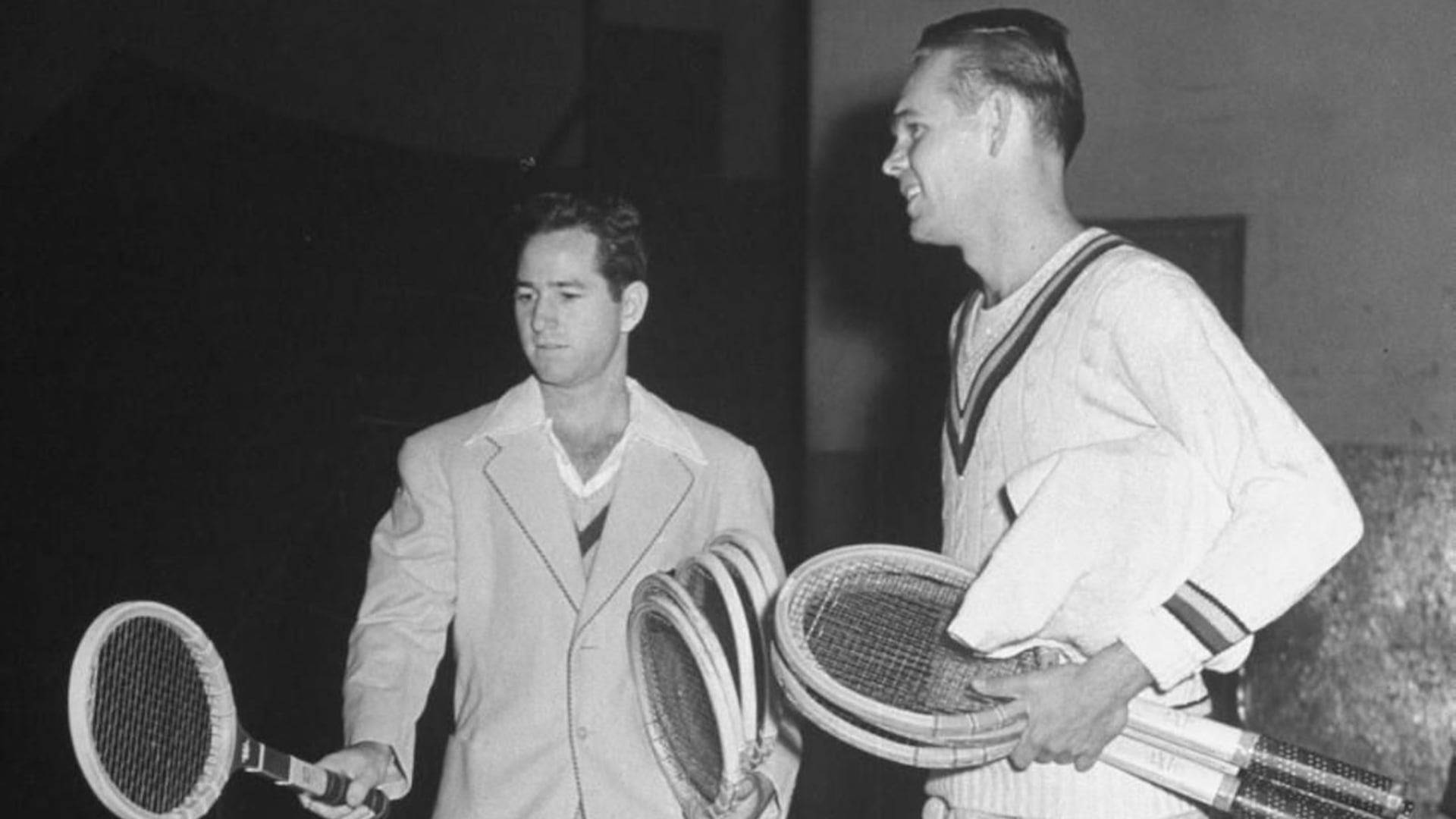 Tennis Legends - Bobby Riggs And Jack Kramer Background