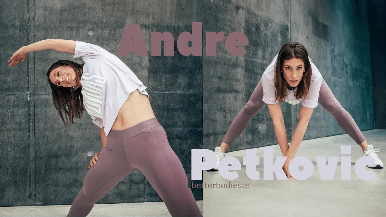 Tennis Player Andrea Petkovic Yoga Tutorial