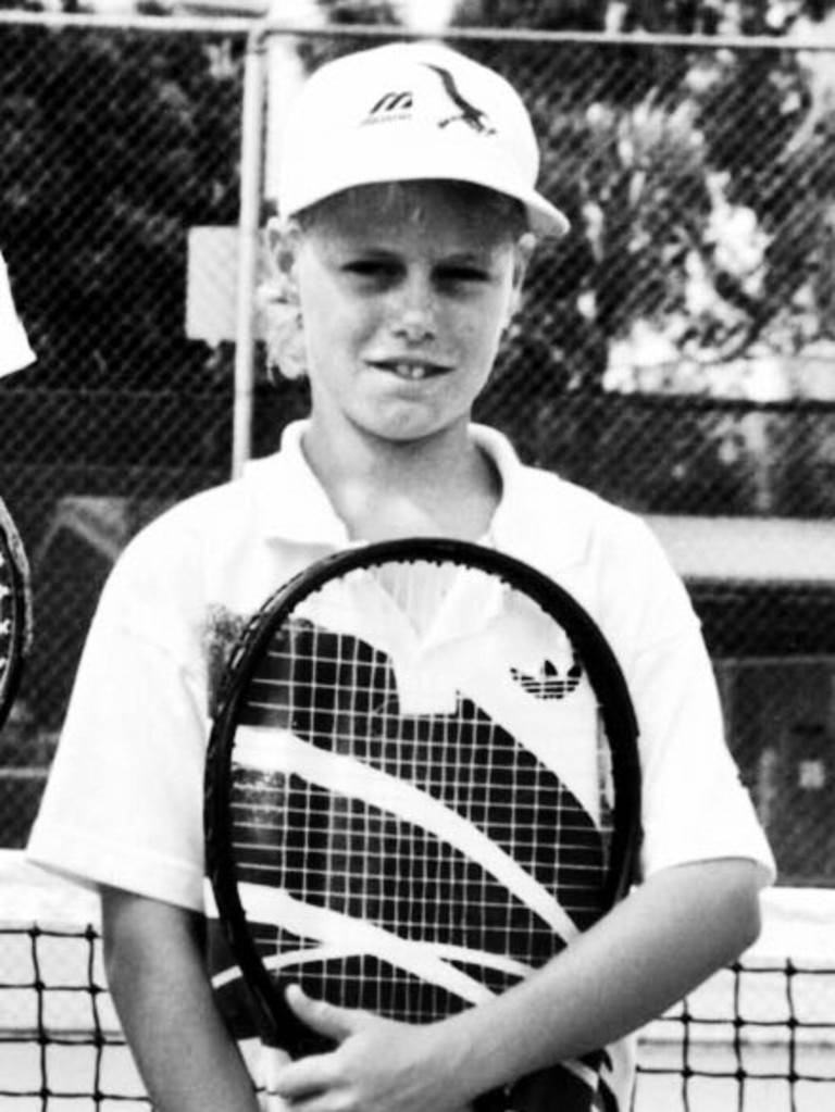 Tennis Player Young Lleyton Hewitt Background