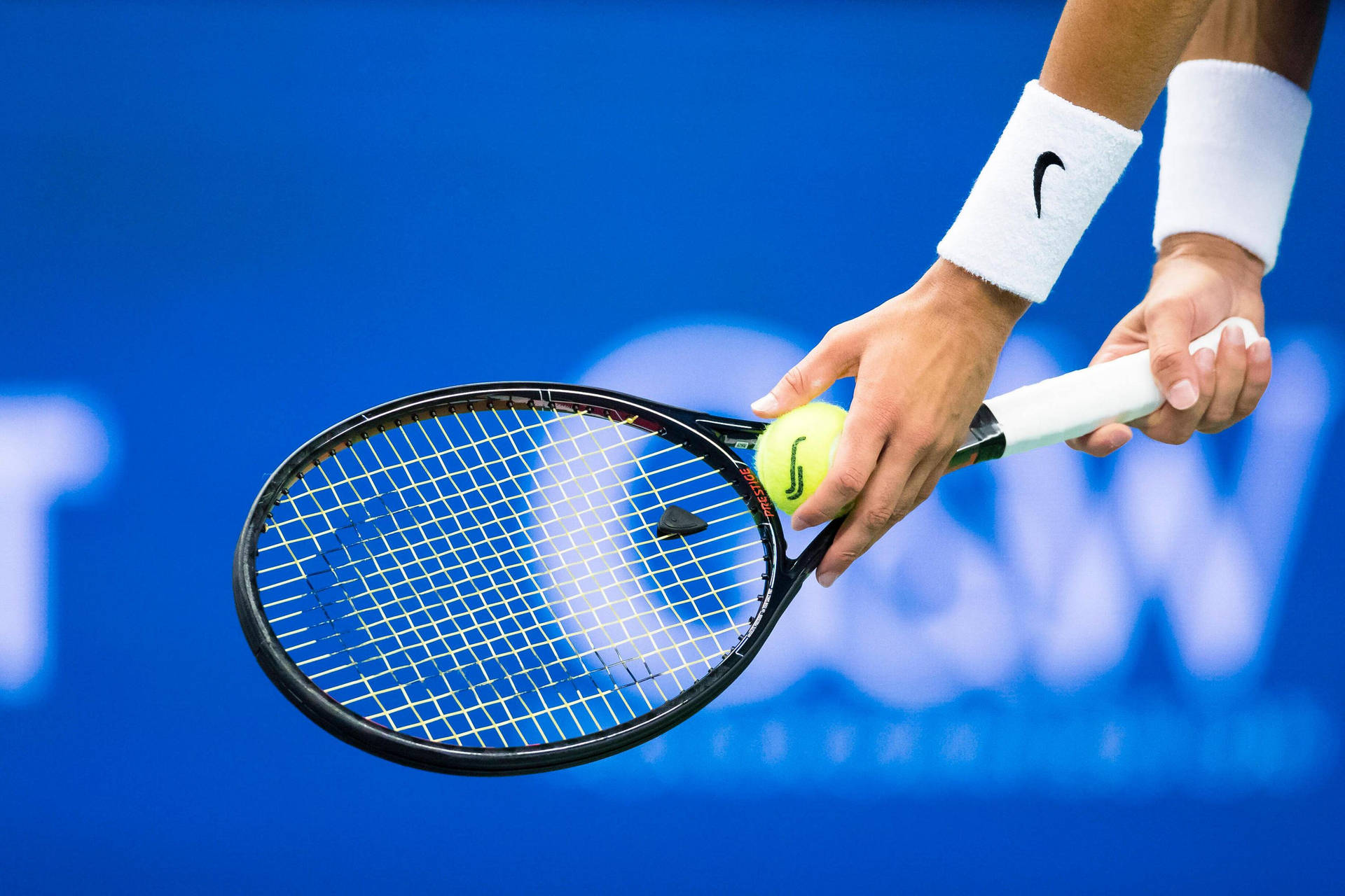 Tennis Service Hand Position