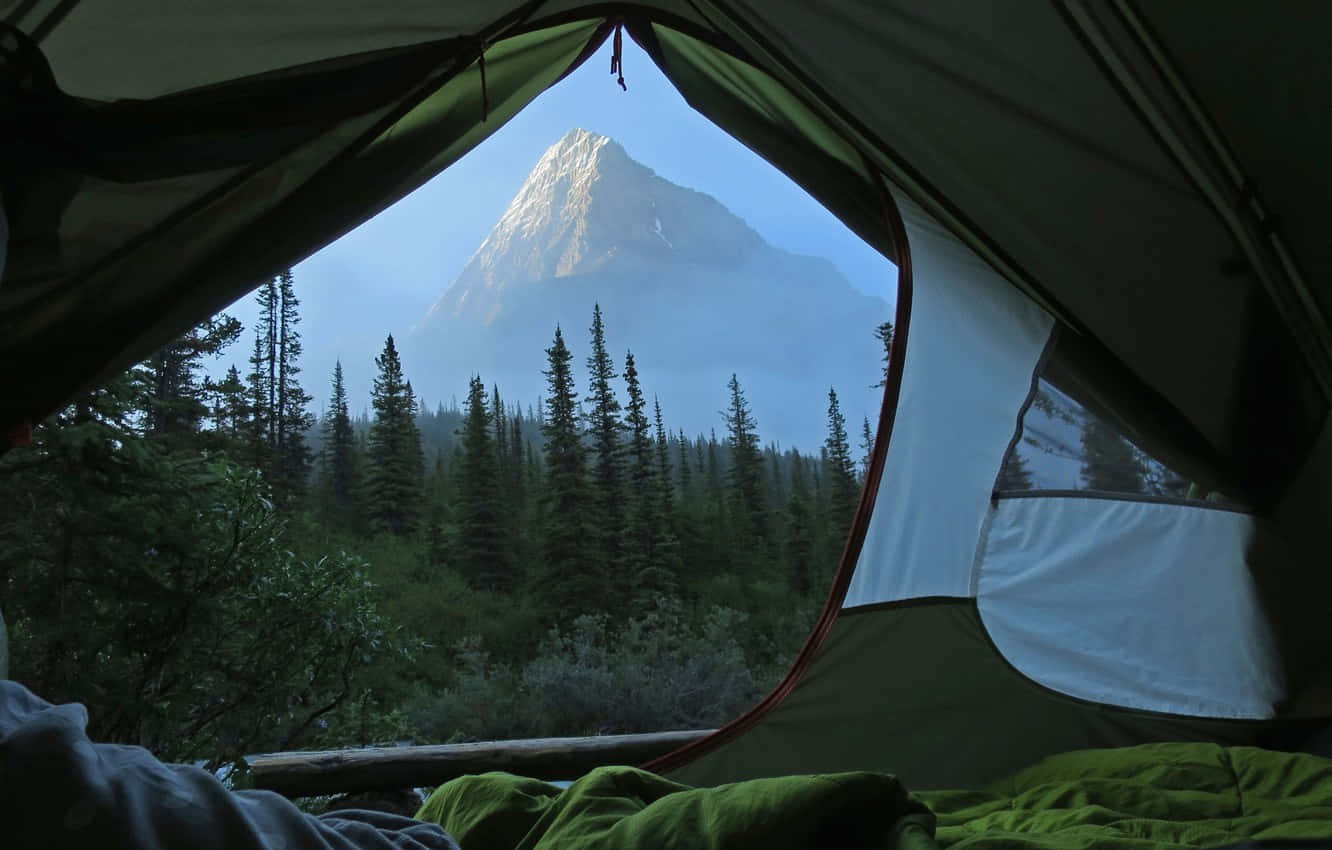 Tent Outside View Background