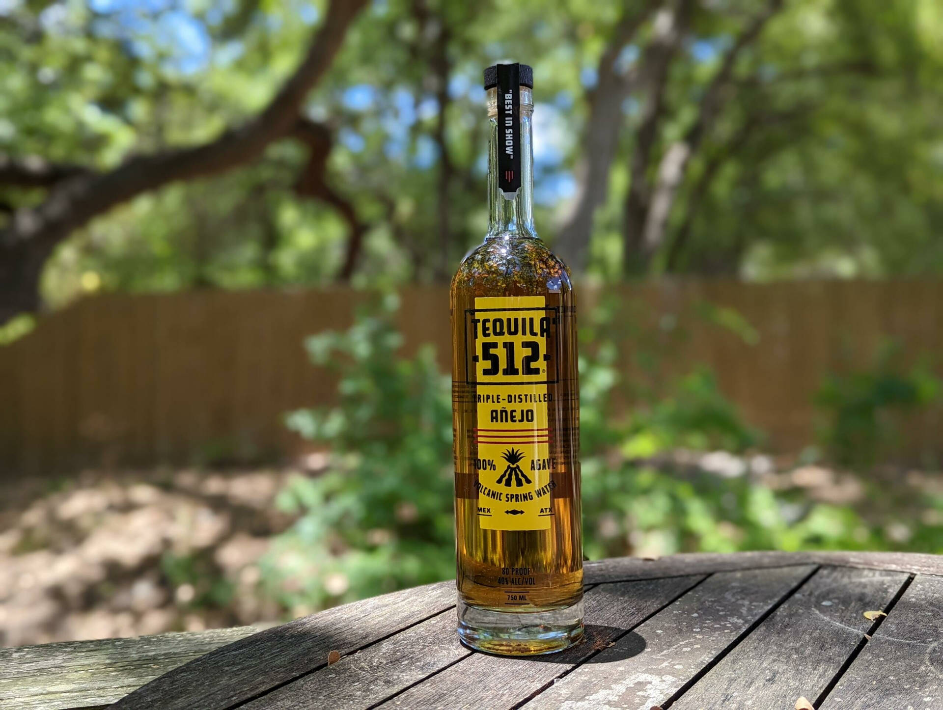 Tequila 512 Anejo Outdoor Background