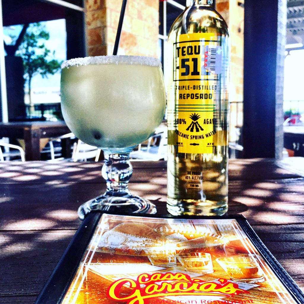 Tequila 512 Reposado Bottle At Casa Garcias