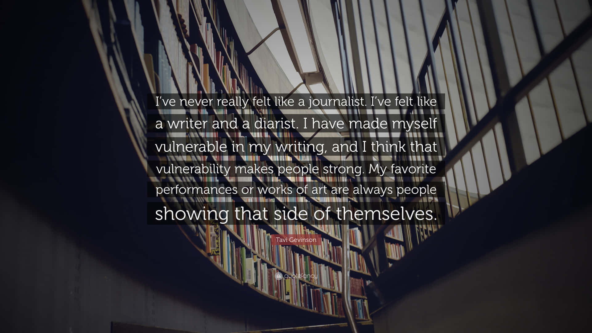 Teri Gevinson Vulnerable Quote Background