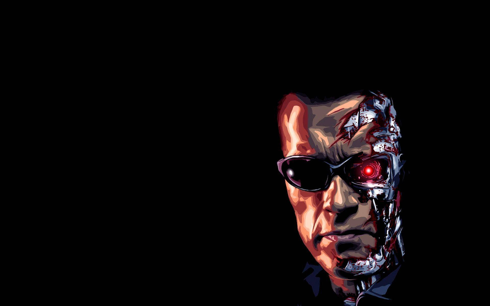 Terminator Digital Art Background