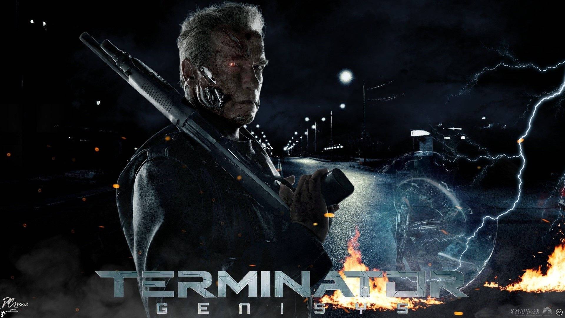 Terminator Genisys Poster Background