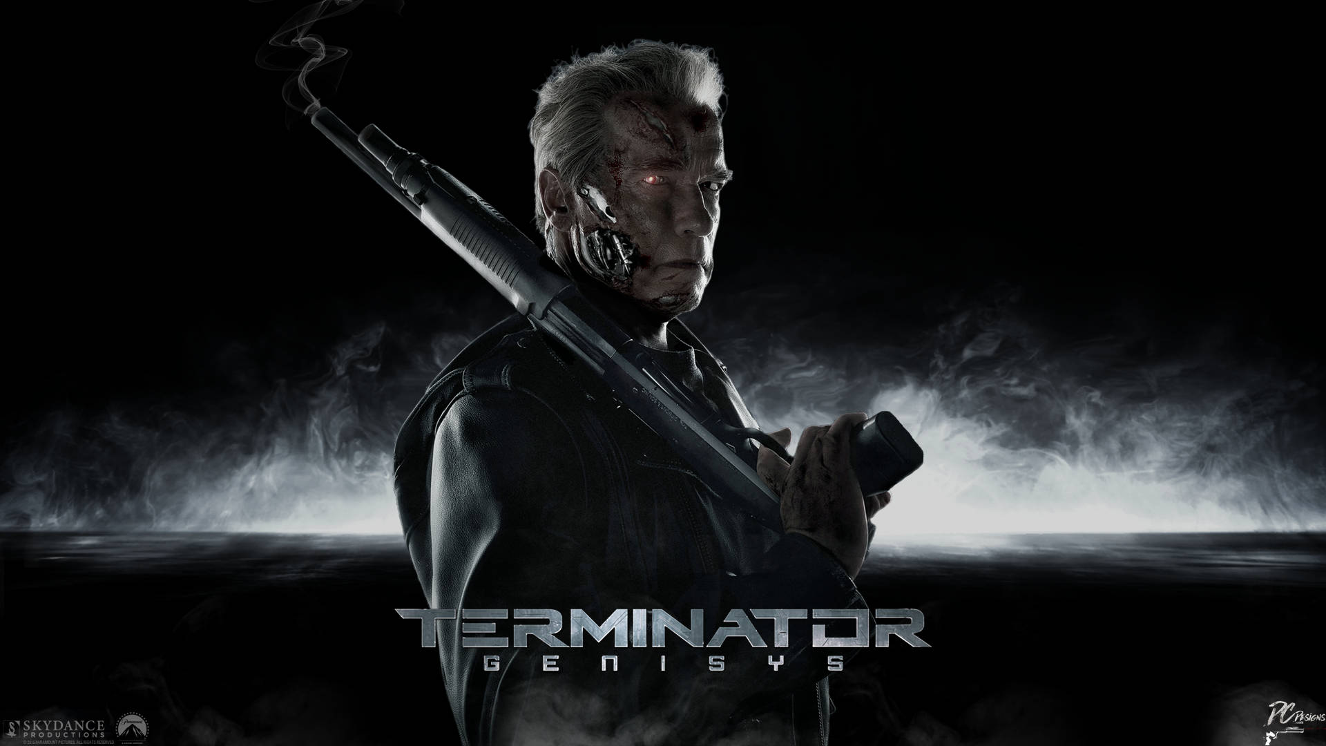 Terminator Movie Poster Background