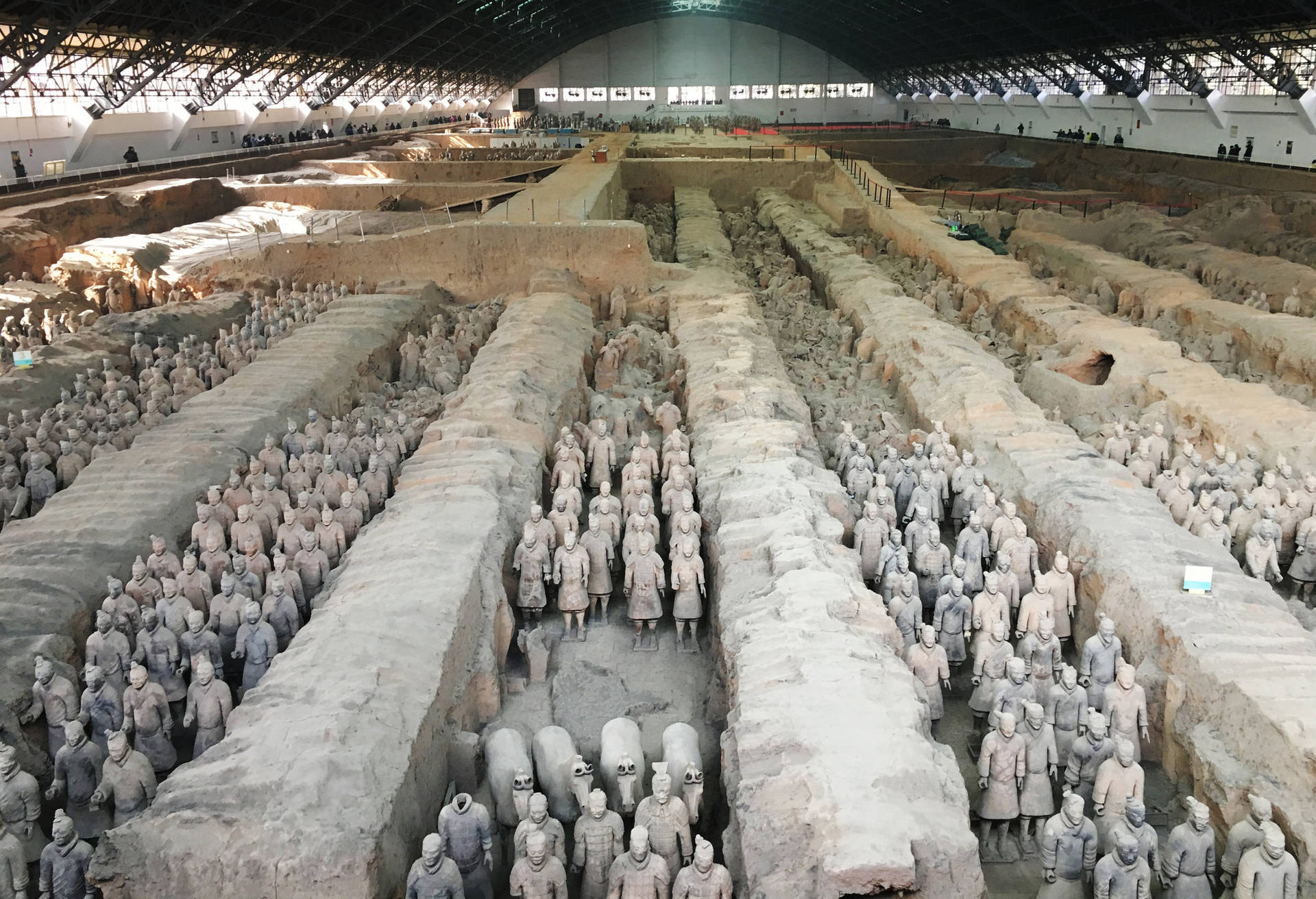Terracotta Army Of China Background