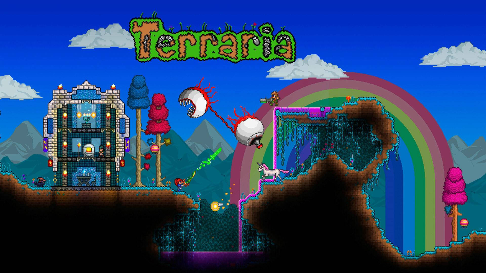 Terraria The Hallow Biome Background