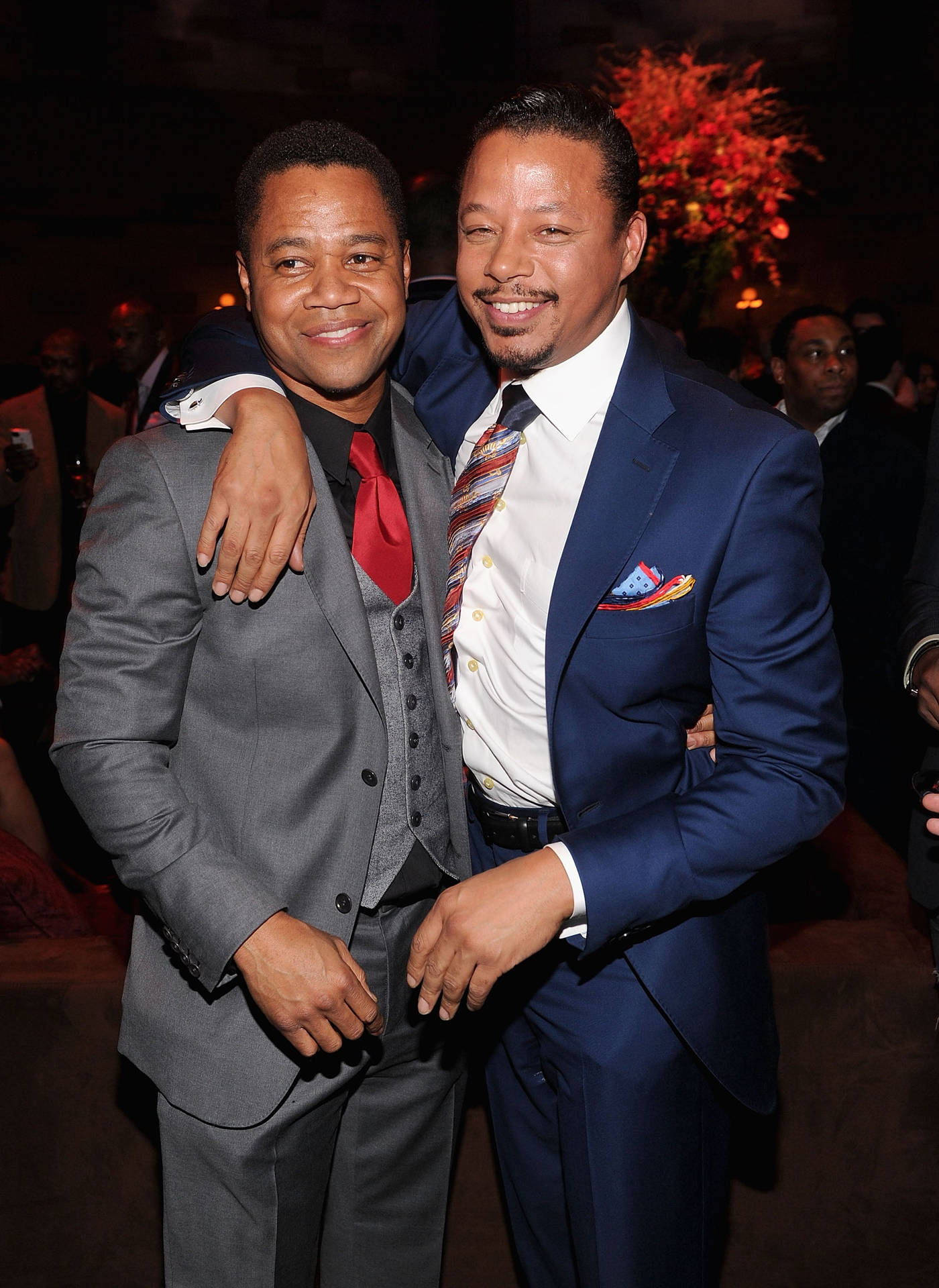 Terrence Howard And Cuba Gooding Jr Suit