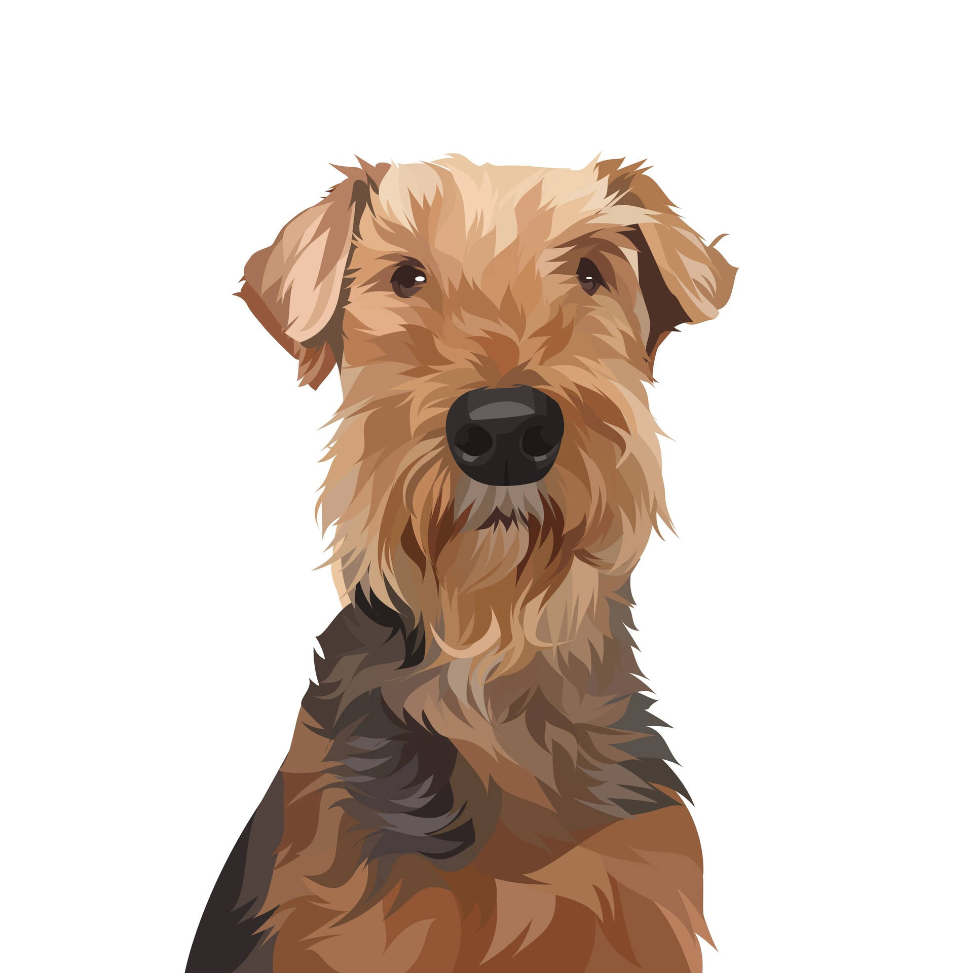 Terrier Dog Art Background