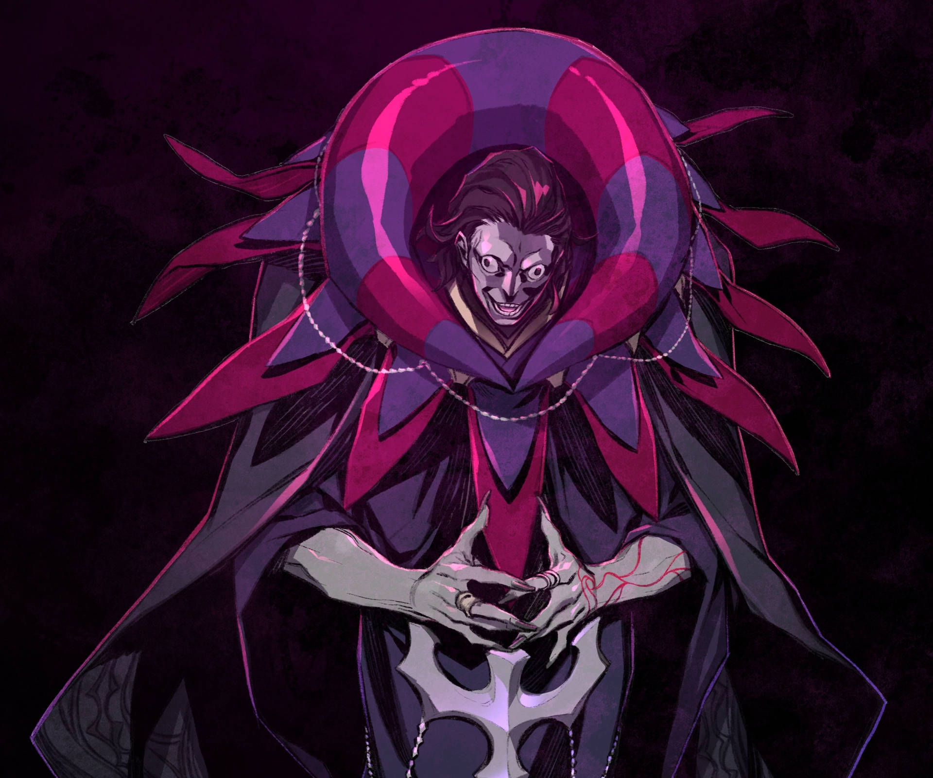 Terrifying Caster From Fate Zero Background