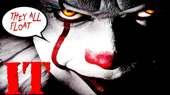 Terrifying Glimpse Of Pennywise In It Movie 2017 Background