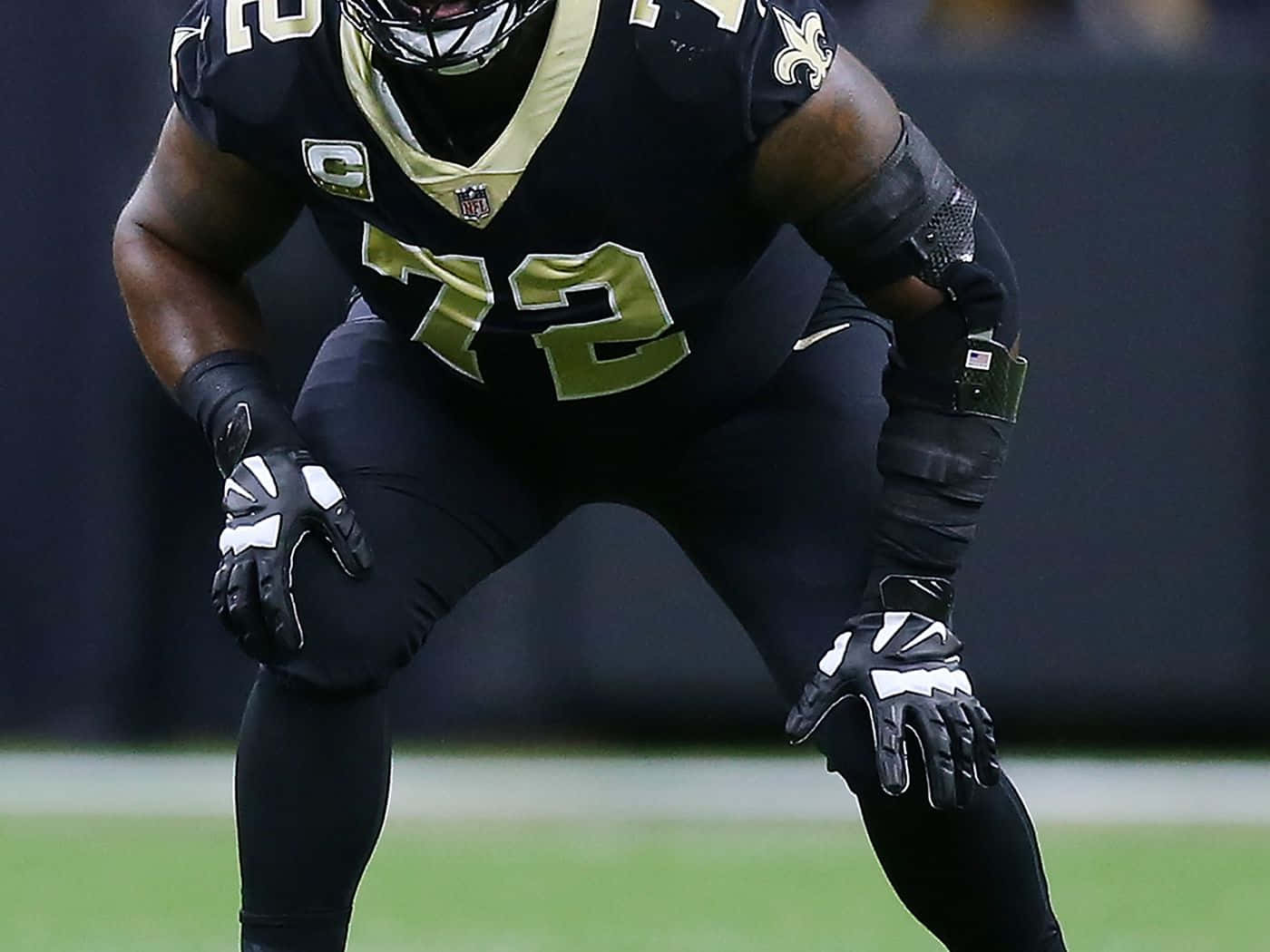 Terron Armstead American Football Tackle Background
