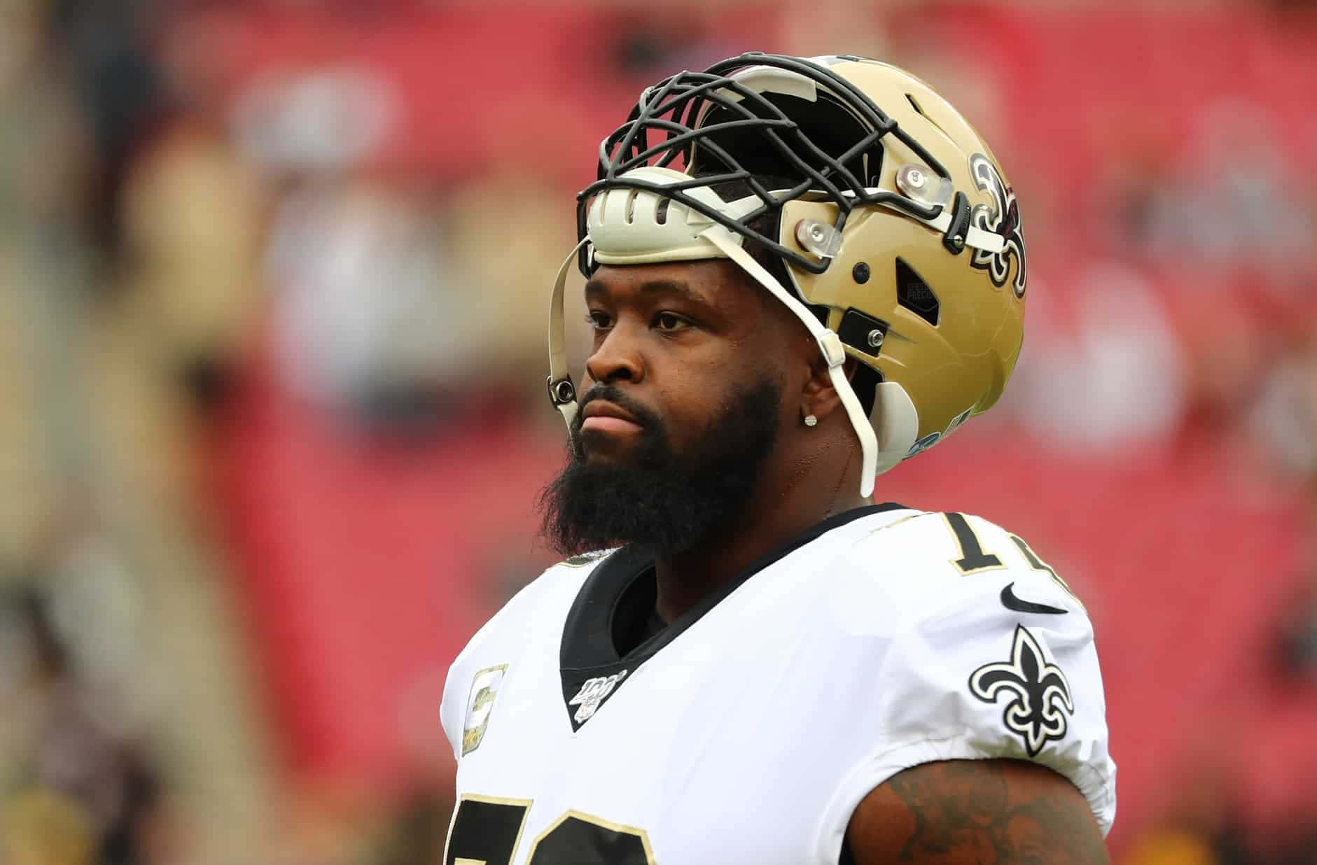 Terron Armstead Nfl Player New Orleans Saints Tackle Background