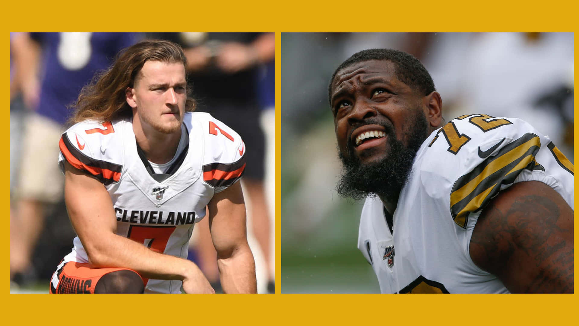 Terron Armstead With Jamie Gillan Background